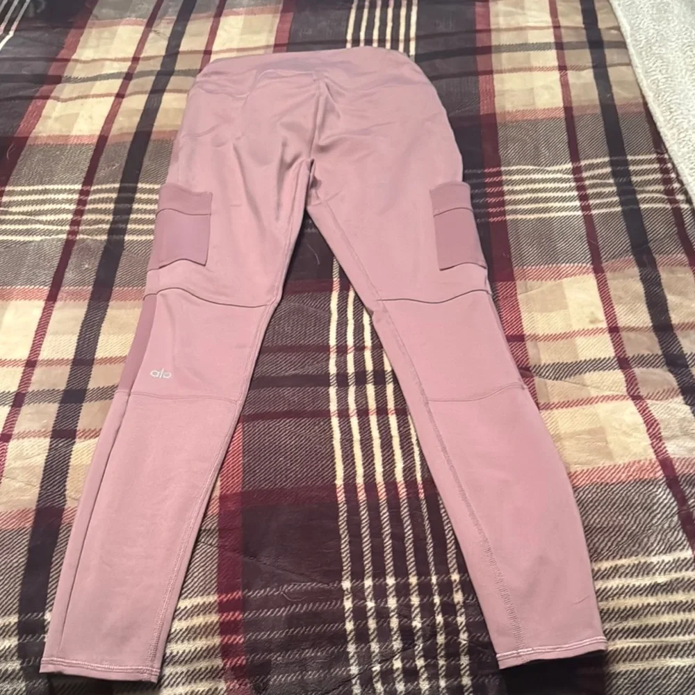 Women's Mauve Leggings - Picture 3 of 4